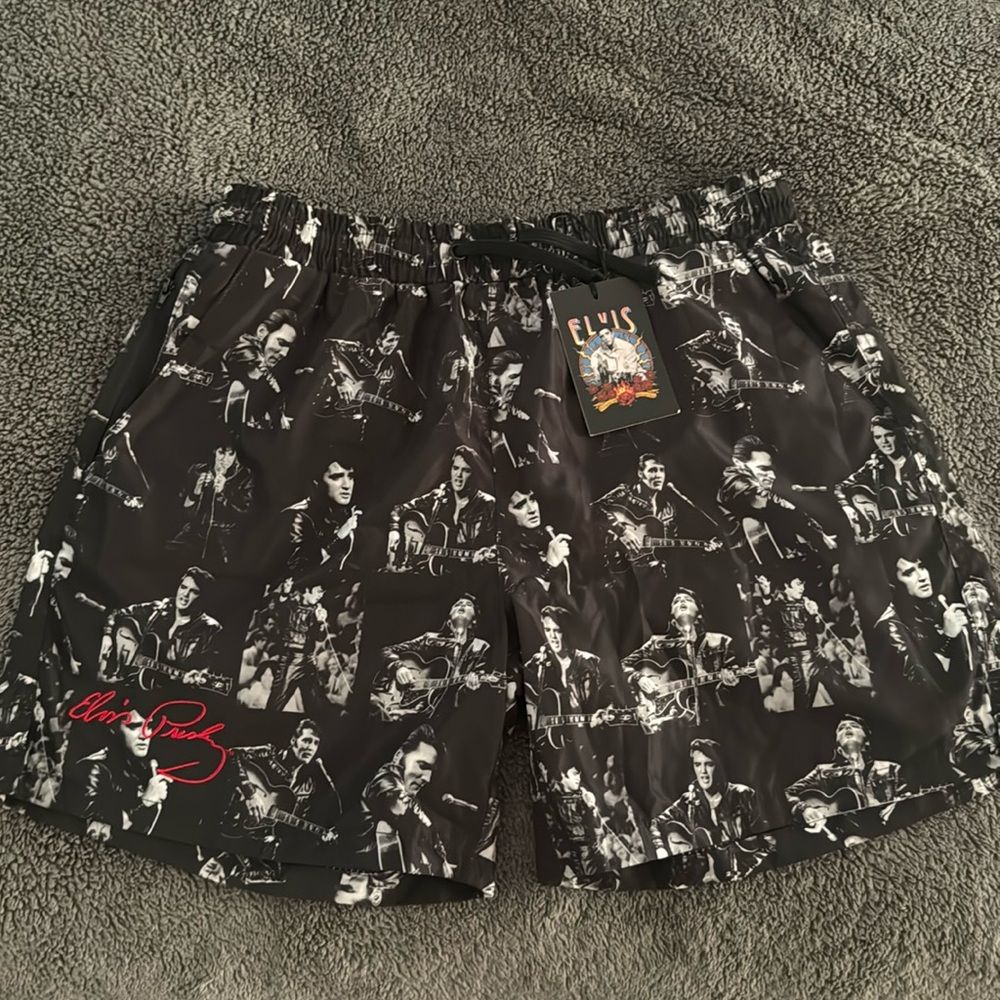Brand new elvis presley shorts with tags. Size large mens